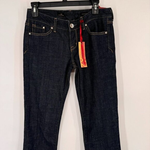 Express X2 Womens Stella Regular Skinny Low Rise Denim Jeans size 10 New - Picture 9 of 16